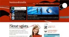 Desktop Screenshot of businessandmedia.net
