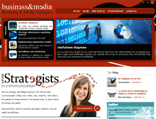 Tablet Screenshot of businessandmedia.net
